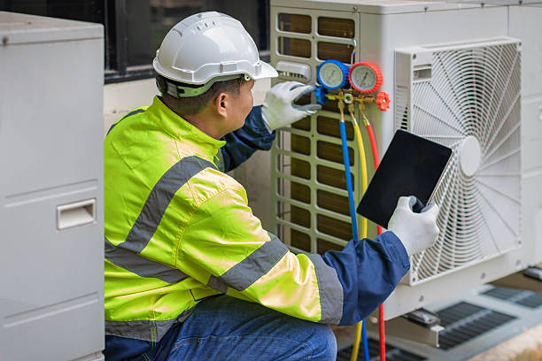 Professional Hvac technician working in Clements, CA